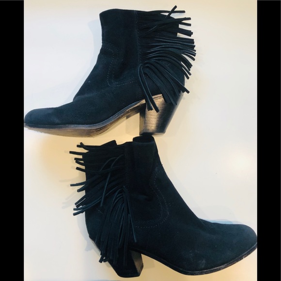 Sam Edelman Shoes - SAM EDELMAN Louie Fringe Booties